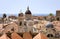 View from the fortress Dubrovnik on parts of the medieval city