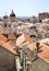 View from the fortress Dubrovnik on parts of the medieval city