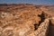 View from fortress Masada over Judean Desert, lsrael