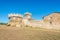 View at the Fortress Tower of Populonia town in Italy