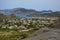 View from The Fossa Cone , Vulcano Island Sicily Italy