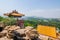 View of Four Great Regions Temple, Tibetan Style Temple, which is the largest in Beijing Summer Palace. at The Summer Palace in