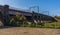 A view of the Fourteen Arches viaduct over the River Nene near Wellingborough UK