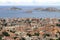 View at french Mediterranean from Notre Dame de la Garde, Marseille