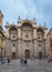 View at the front facade at the Granada Cathedral or Cathedral of the Incarnation, Catedral de Granada, Santa Iglesia Catedral