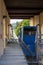 View of the Funicular in San Pellegrino Lombardy Italy on October 5, 2019