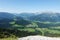 The view from Gablonzer huette to Zwiesel valley, Gosaukamm mountain ridge, Germany