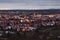 View from the Gaffenberg to Heilbronn in the evening