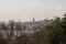 View of Galata Tower from the observation deck at Topkapi Palace in Istanbul. Turkey