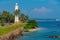 View of the Galle lighthouse in Sri Lanka