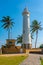 View of the Galle lighthouse in Sri Lanka