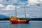 View of a galleon in Llanquihue Lake