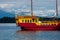 View of a galleon in Llanquihue Lake