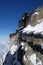View gallery on mountain peak near Mont Blanc