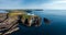 View of the Galley Head Lighthouse in County Cork