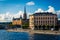 View of Galma Stan from Slussen, in SÃ¶dermalm, Stockholm, Swede