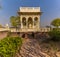 A view in the garden of the Jaswant Thada monument in Jodhpur, Rajasthan, India