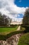 View from garden of La Granja de San Ildefonso, Spain