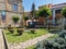 View of the garden of the museum of mining science and archeology