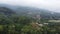 The view of the gardens surrounding Mount Salak in Bogor, Indonesia