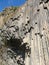 The view of Garni basalt Canyon in Armenia