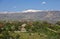 The view from Garni Temple of mountains of Caucasus, Armenia