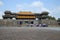 View of the gate of the Imperial Forbidden Purple City in Hue. Vietnam