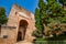 View of the Gate of Justice Puerta de la Justicia, the most impressive gate to Alhambra complex