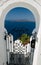 View through a gate, Santorini, Greece