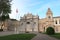 The view of Gate of the Sultan Saltanat Kaps of Dolmabahce Palace. Istanbul