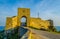 View of a gate to the kaliakra fortress in Bulgaria...IMAGE