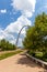 View of The Gateway Arch in St. Louis, Missouri sky with clouds