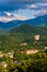 View of Gatlinburg, seen from Foothills Parkway in Great Smoky M