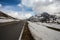 View from the Gavia pass, an alpine pass of the Southern Rhaetian Alps, marking the administrative border between the provinces of