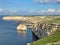 The view Gebel Ben Gorg rock around Dwejra Bay on the Gozo Island