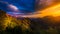 View from Generals Highway in Sequoia National Park near Amphith