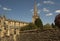 View from Gentle Street to St John`s Church, Frome, Somerset, England