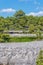 View of a geological rock park panorama