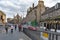 View of George IV Bridge, elevated street with historic buildings towards Bedlam Theatreà¸¡ Edinburgh, Scotland, UK