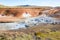 view of geothermal Krysuvik area with solfatara