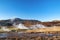 View of the Geysir geothermal park