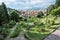View from Giardino delle Rose to the city of Florence, Tuscany,