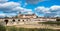 View of Gien with the castle and the old bridge across the Loire