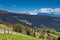 View from Giogo di Meltina to the Dolomites