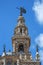 View of Giralda bellfry from the Seville cathedral