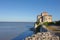 View on Girond estuary, Talmont, Gironde, Aquitaine, France