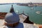 View of the Giudecca canal in Venice.
