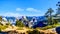 View from Glacier Point at the end of Glacier Point Road of the Sierra Nevada high country in Yosemite National Park