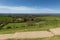 View from Glastonbury Hill of Somerset UK