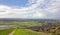 View from Glastonbury Tor. Somerset, UK Landscape.